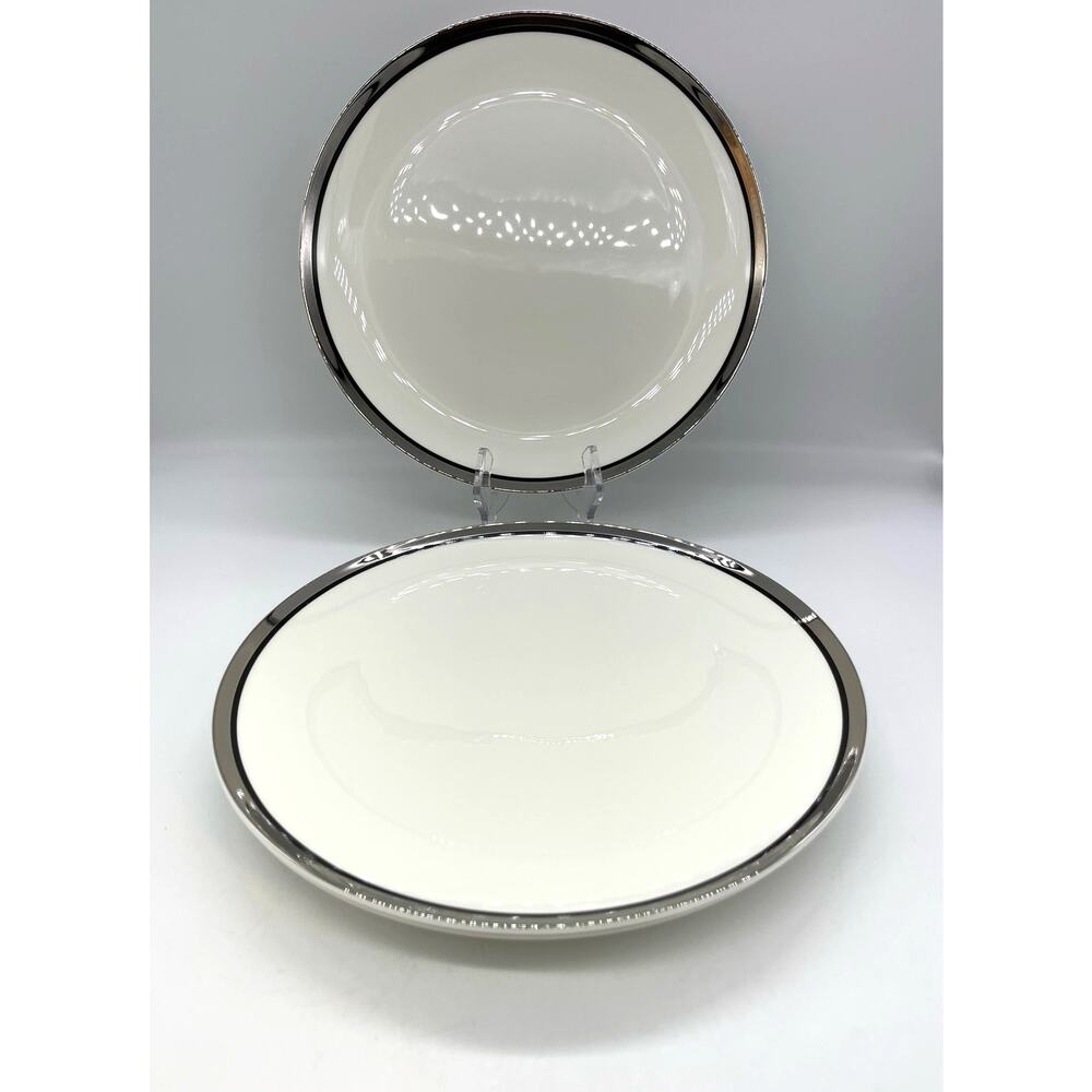 Mikasa Solitude A5-166 Bone China Set of 3 Dinner Plates Japan 10.5"